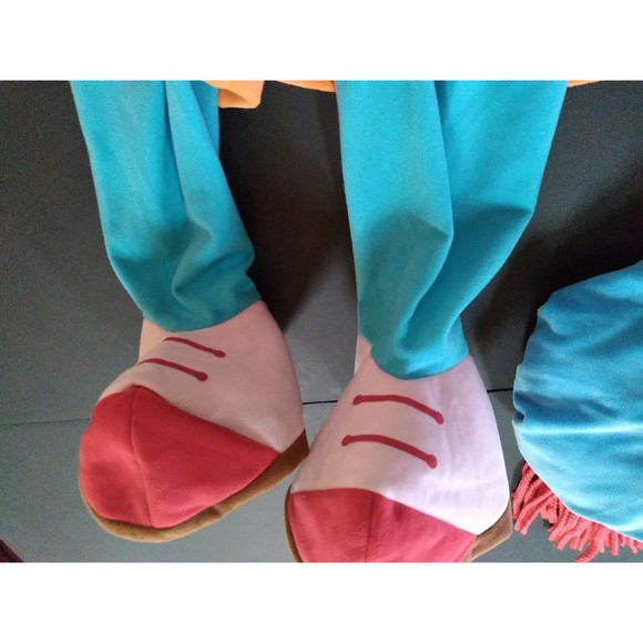 Disney Halloween JOJO CLOWN Deluxe Plush 3 pc Costume XS 36" Lgth 12 1/2" Waist - Picture 7 of 12